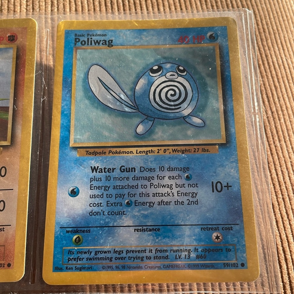 Pokémon PILIWAG LV.13 #60 59/102 40HP